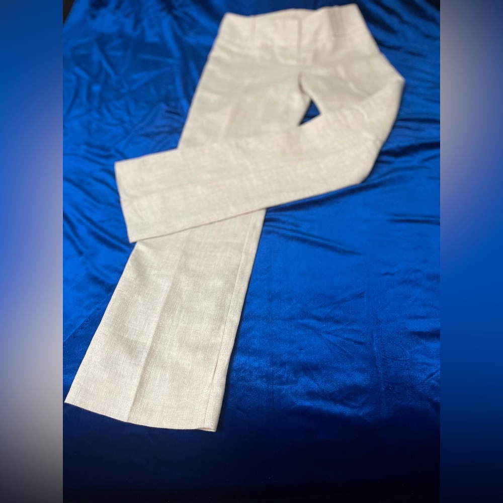 The Limited lined bootcut pant in oatmeal color